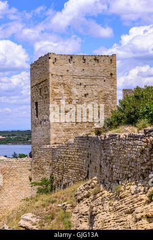 SITE mittelalterlichen DE L'HAUTURE Fos Sur Mer Bdr Frankreich Stockfoto