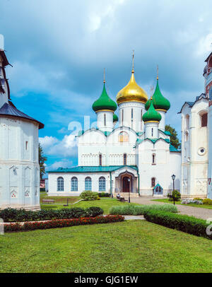 Kathedrale der Verklärung des Erlösers, Kloster des Heiligen Euthymios, Susdal, Russland Stockfoto