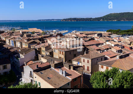 Saint-Chamas, Dorf de Provence Bdr Frankreich 13 Stockfoto