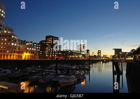 Düsseldorf-Medienhafen Stockfoto