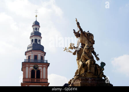 Mannheim Marktplatz ii Stockfoto