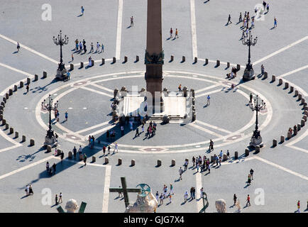 Petersplatz in Rom Stockfoto