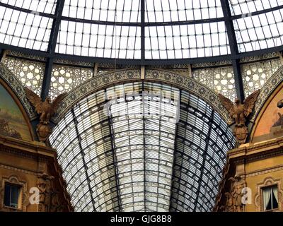 Mailand-Galerie Vittorio Emanuele 2 Stockfoto