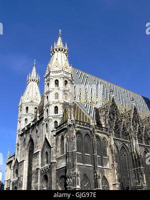 der Stephansdom in Wien Stockfoto