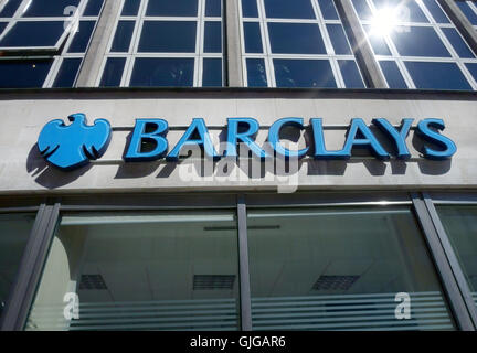 Zweig der Barclays Bank in Holborn, Zentral-London Stockfoto