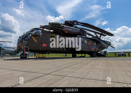 Schwerlast-Ladung Hubschrauber Sikorsky CH-53 Sea Stallion. Deutsche Armee (Bundeswehr). Stockfoto