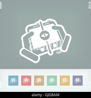 File-transfer Stock Vektor