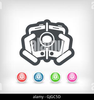 Mobile Chat-Konzept Stock Vektor