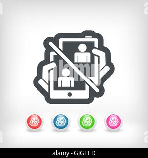 Mobile Chat-Symbol Stock Vektor
