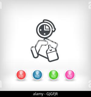 Schnelles Einkaufen Stock Vektor