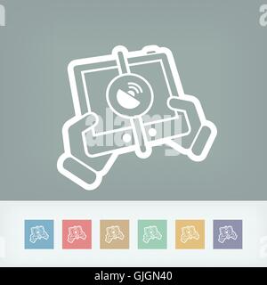 Mobilen Verbindungssymbol Stock Vektor