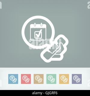 Anruf bei Stimmen Datum Stock Vektor