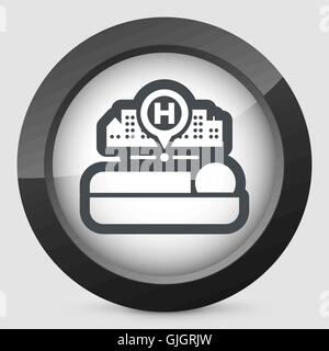 Krankenhaus-Symbol Stock Vektor
