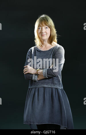 Edinburgh, Schottland. 16. August 2016.  Sharon Blackie, Schriftsteller und Erzähler in Edinburgh International Book Festival.    Autor Sharon Blackie beim Edinburgh Book Festival 2016 Stockfoto