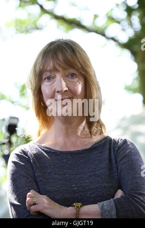 Edinburgh, Schottland. 16. August 2016.  Sharon Blackie, Schriftsteller und Erzähler in Edinburgh International Book Festival.    Autor Sharon Blackie beim Edinburgh Book Festival 2016 Stockfoto