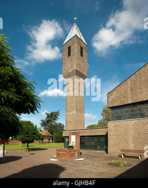 Deutschland, NRW, BRD, Brühl, Kirche St. Stephan. Der verschafft Für Diese Neue Kirche ist Vom Altmeister des modernen Kirchenbaus, Stockfoto