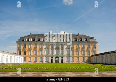 BRD, Deutschland, NRW, Brühl, Schloss Augustusburg, Innenhof Stockfoto