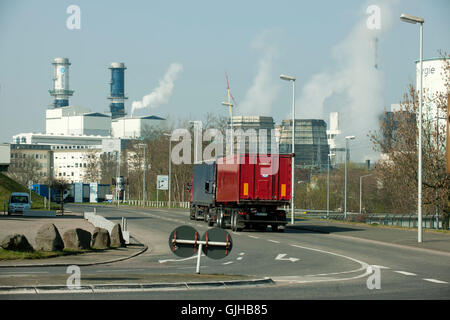 Deutschland, Nordrhein-Westfalen, Kreis Bergheim, Hürth, Chemiepark Knapsack Stockfoto