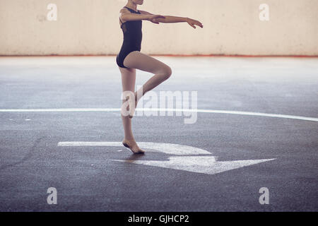 Ballett Tänzerin Mädchen tanzen Stockfoto