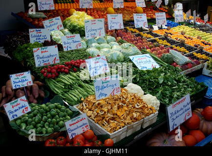 Vitamine Vitamine ungekocht vegetarisches Essen Stockfoto