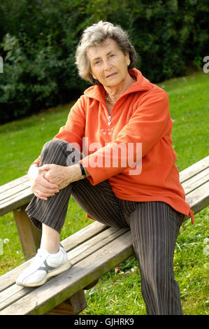 Frau Bewegung Verschiebung Stockfoto