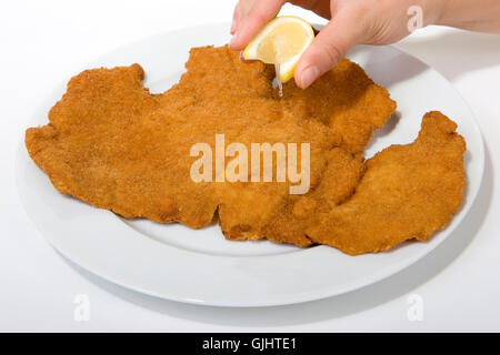 Schnitzel Stockfoto