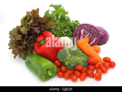 Ernährung Gemüse bunt Stockfoto