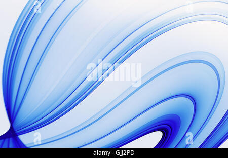 Blaue Welle abstrakt Stockfoto