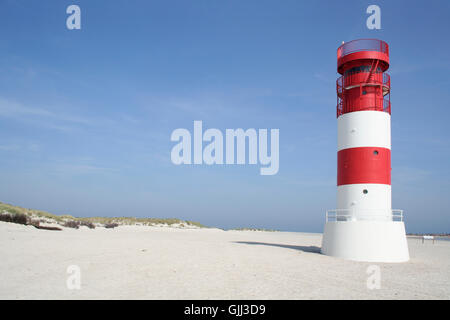 Leuchtturm-Düne überqueren Stockfoto