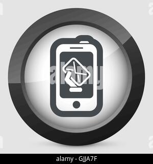 Smartphone-Mail-Symbol Stock Vektor
