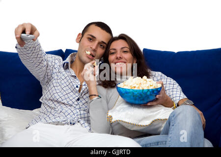 Frau Lachen lacht Stockfoto