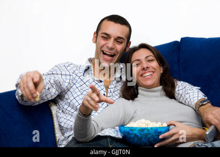 Sofa TV tv Stockfoto