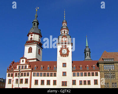 Kirchturm der Kirche Rathaus Stockfoto