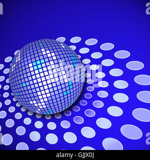 Disco-Kugel-Licht Stockfoto