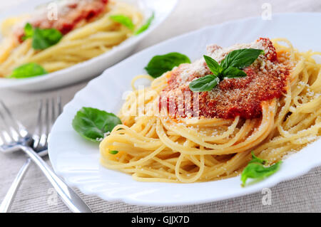 Lebensmittel Nahrungsmittel spaghetti Stockfoto