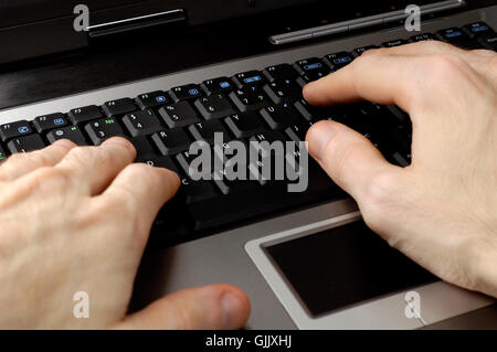 Laptop-Notebook-Computer Stockfoto