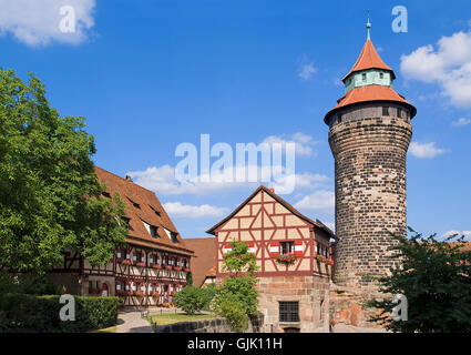 Kaiserburg Nürnberg Stockfoto