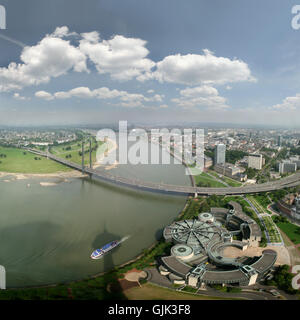 Rhein Sehenswürdigkeiten Sehenswürdigkeiten Stockfoto