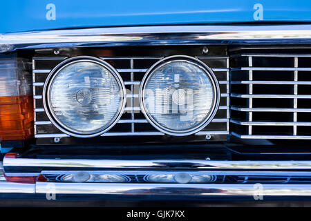 Retro-Autoscheinwerfer Stockfoto