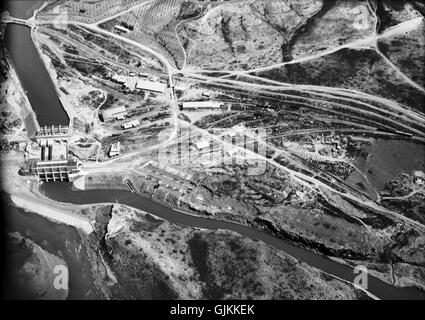 Avio von Palästina Electric Corporation Gründung (P.E.C) Die Rutenberg Hydro Electric Works. 1931 Okt. matpc.15828 Stockfoto