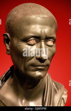 Skulptur / Bueste von Gaius Iulius Caesar, Berlin. Stockfoto