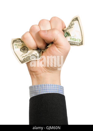 Dollar Dollar hand Stockfoto