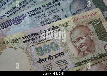Indien-Banknote der bank Stockfoto