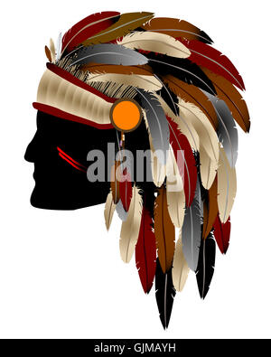 Native American indian Stockfoto