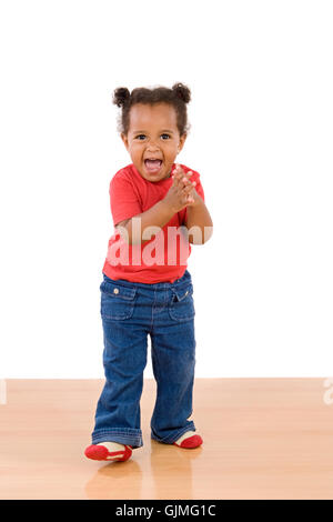 Baby African liebenswert Stockfoto