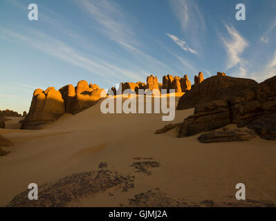 Wüstenlandschaft Wärme Stockfoto