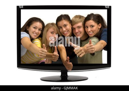 Lachen Lachen Lachen Stockfoto