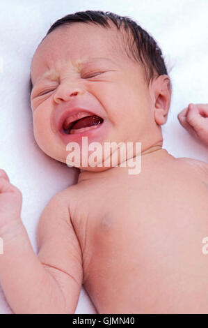 Baby Weinen Weinen Stockfoto