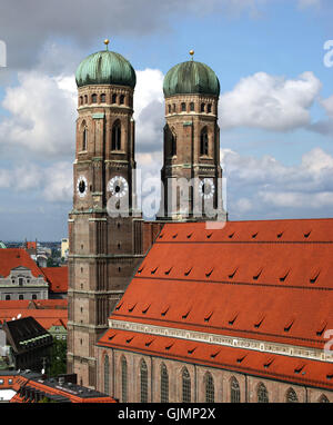 Frauenkirche in München Stockfoto