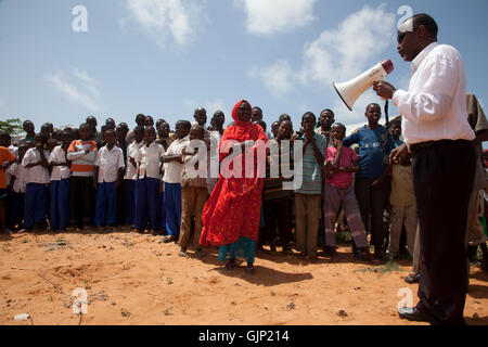 07 09 2011 öffnen Mogadischu Bürgermeister und Präsident neue Marktgebiet in Mogadischu (6132773582) Stockfoto